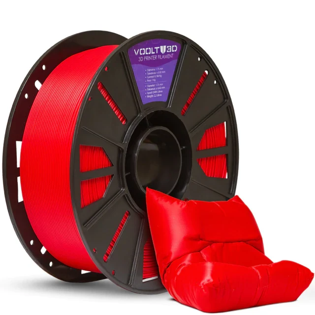 Filamento PLA Vermelho 1kg