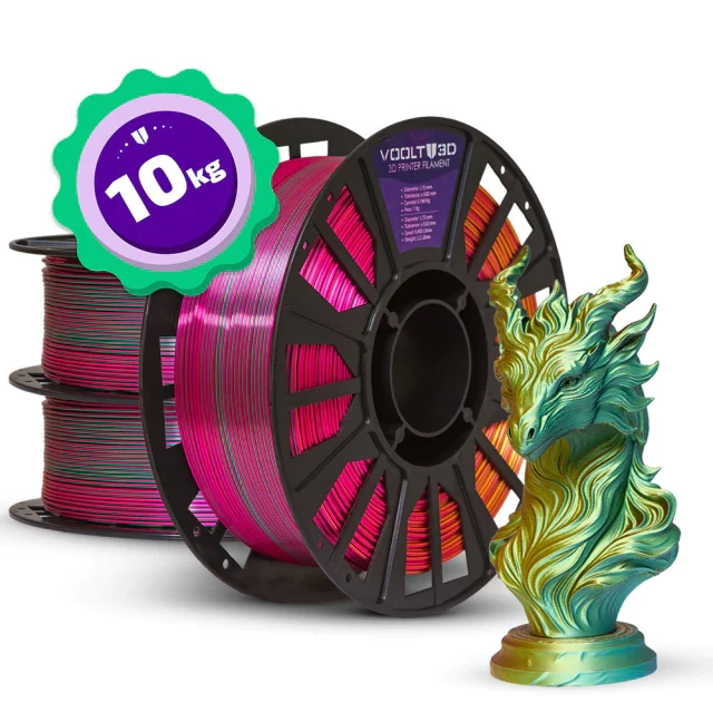 Kit Master - Filamento PLA Tri Color - 10 unidades