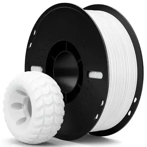Elegoo Filamento TPU 95A Branco Premium 1kg