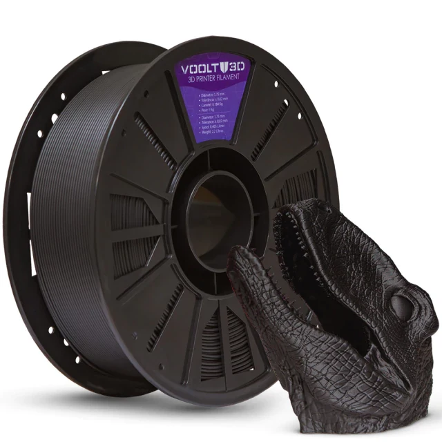 Filamento PLA Preto Velvet 1kg